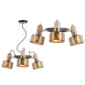 Gallery Adjustable Spotlight Metal LED Chandelier - JONATHAN Y